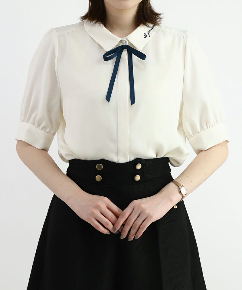 off white×navy / 158cm