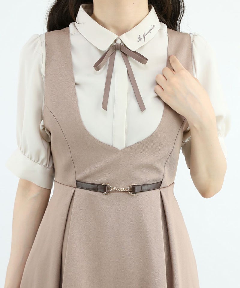 beige×brown / 162cm