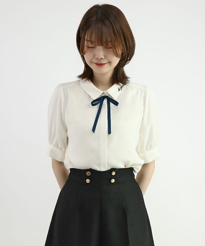 off white×navy / 160cm