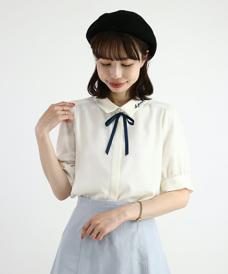 off white×navy / 160cm