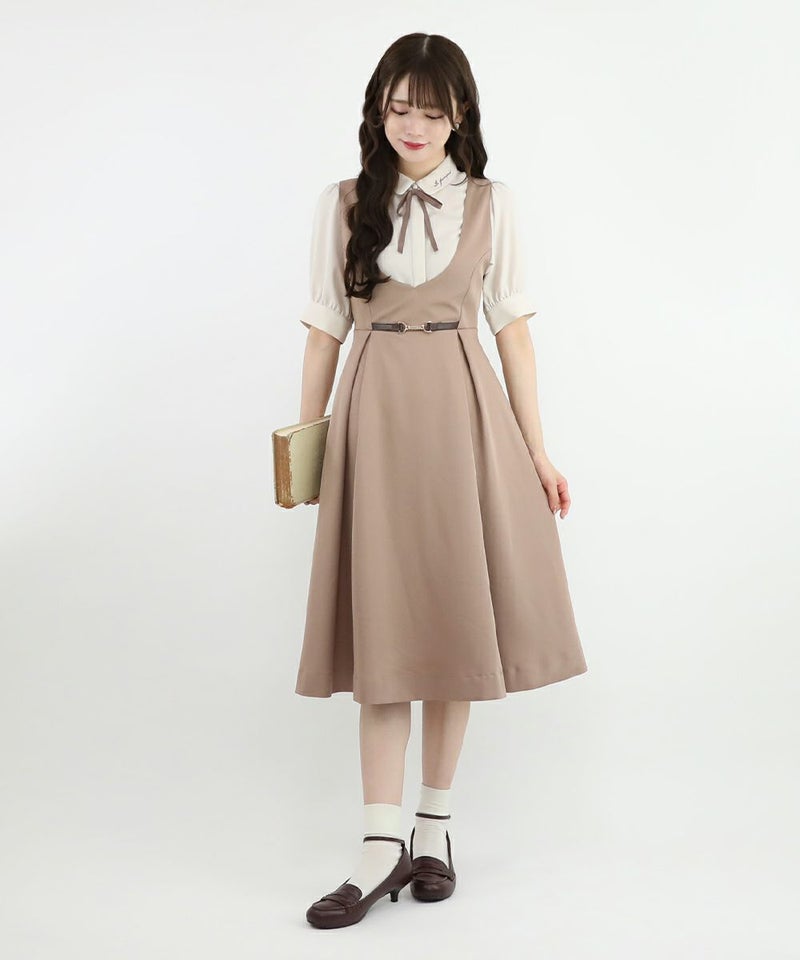 beige×brown / 162cm