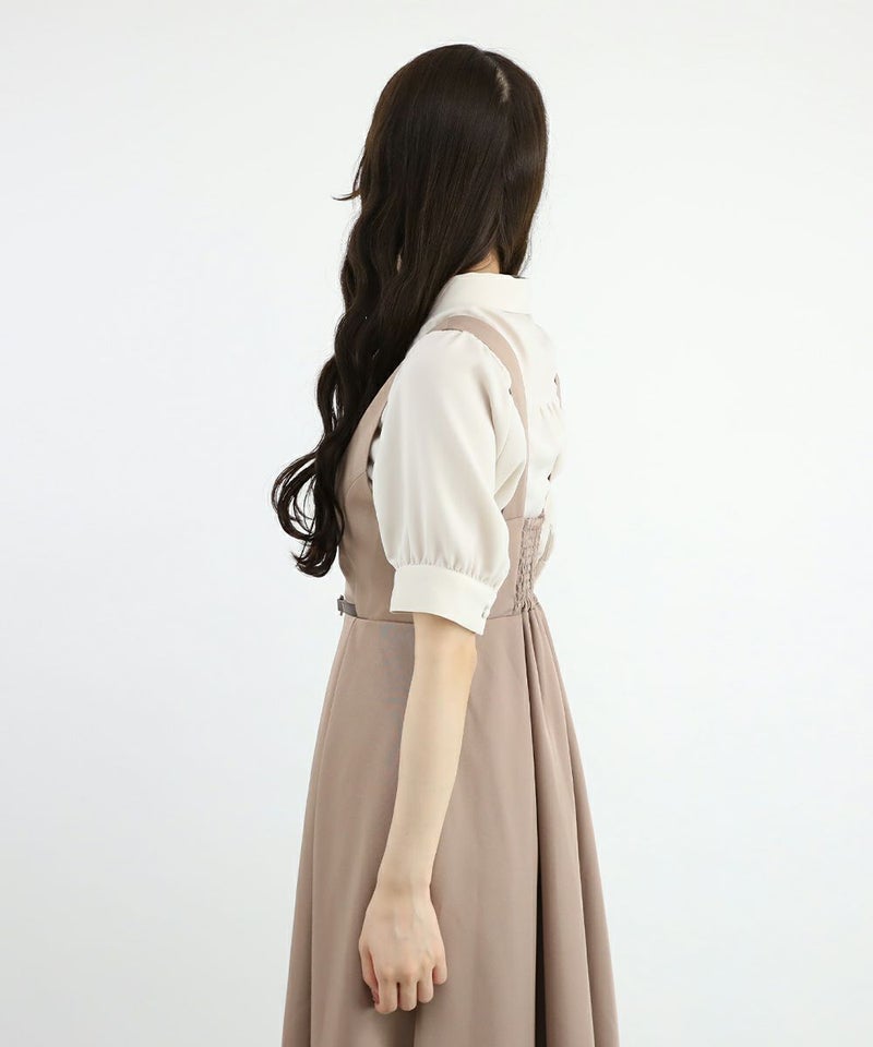 beige×brown / 162cm