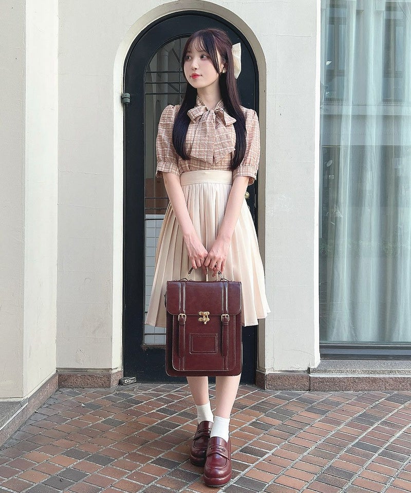 beige×white / 157cm