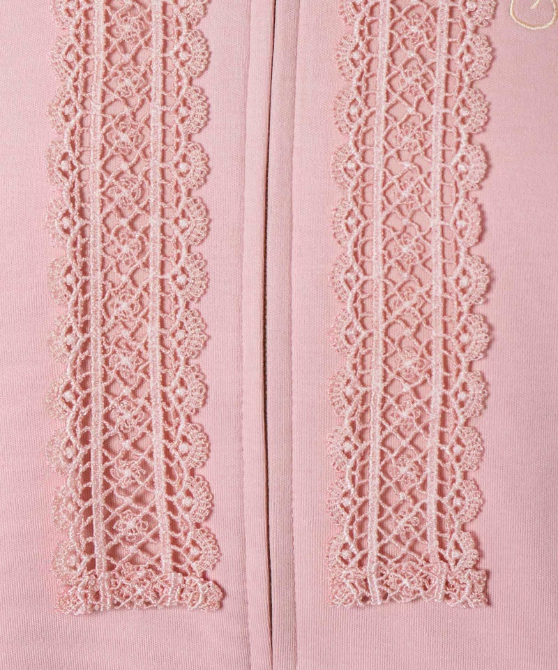 レース紐アップ (pink)