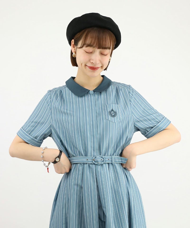 blue gray×navy / 165cm