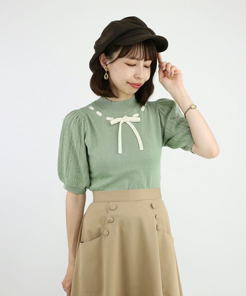 light green×white / 158cm