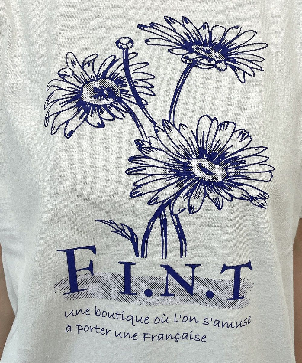マーガレットロゴプリントTシャツ/F i.n.t [00AI02g001] | F i.n.t公式