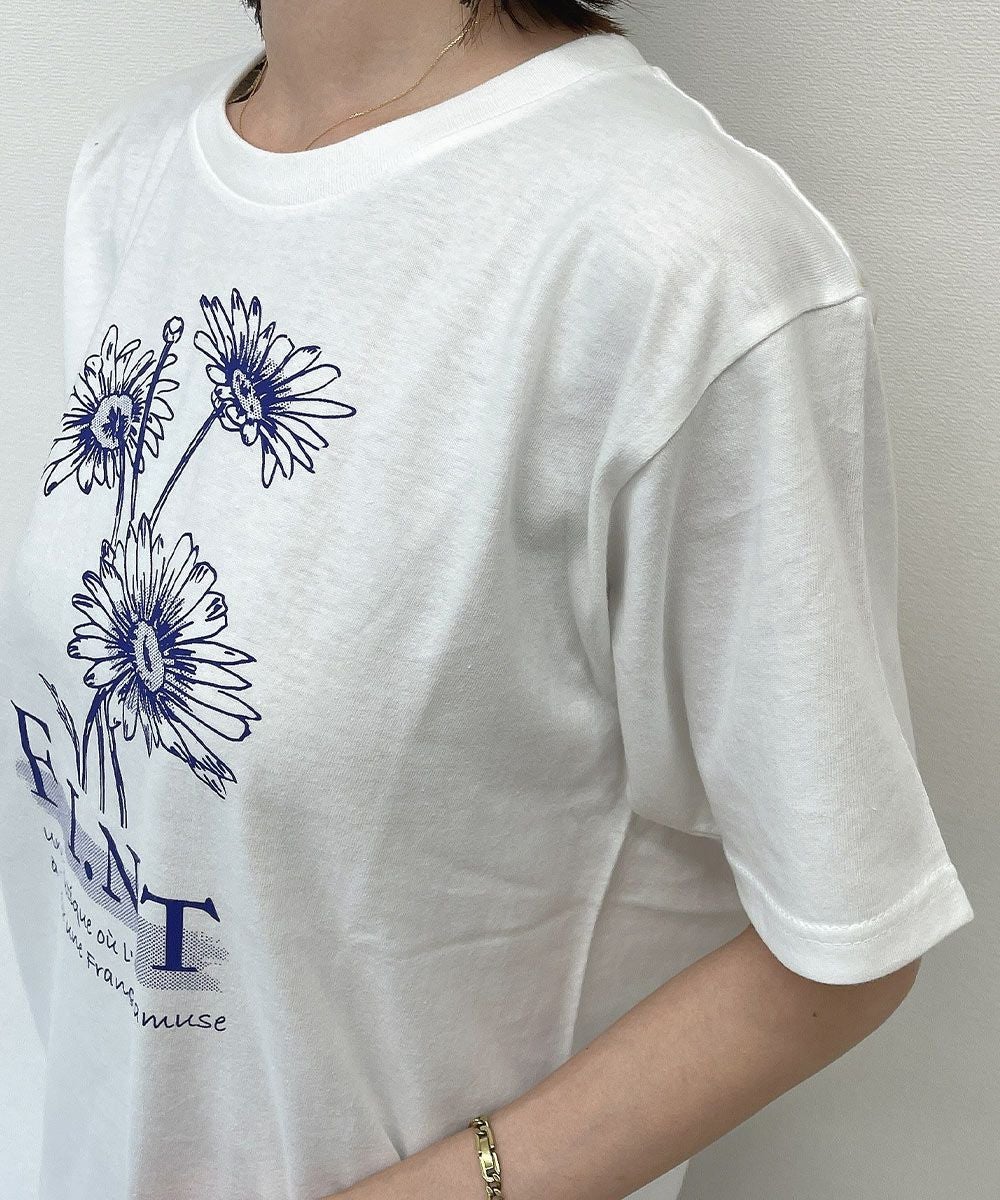 マーガレットロゴプリントTシャツ/F i.n.t [00AI02g001] | F i.n.t公式