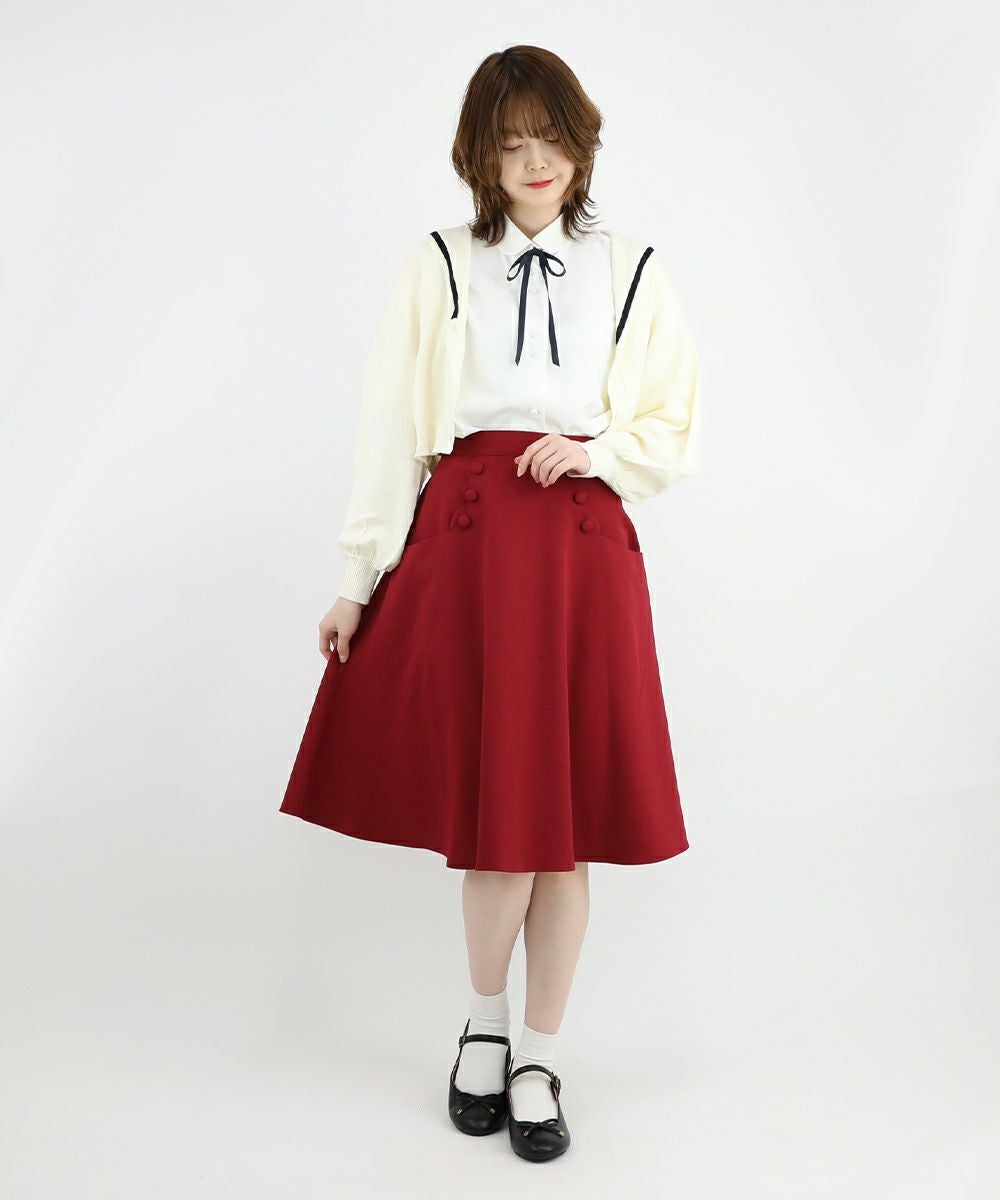 off white / 160cm / ブラウスとのレイヤード