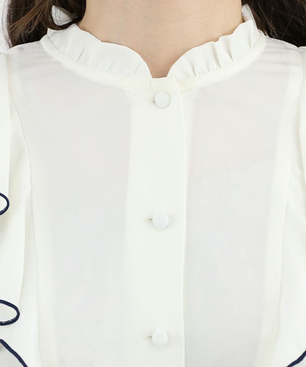 off white / 162cm / リボンタイを外した状態