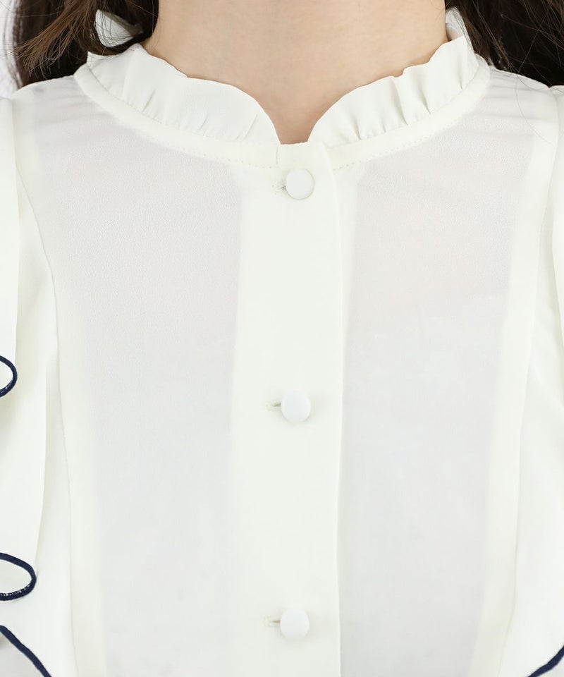 off white / 162cm / リボンタイを外した状態