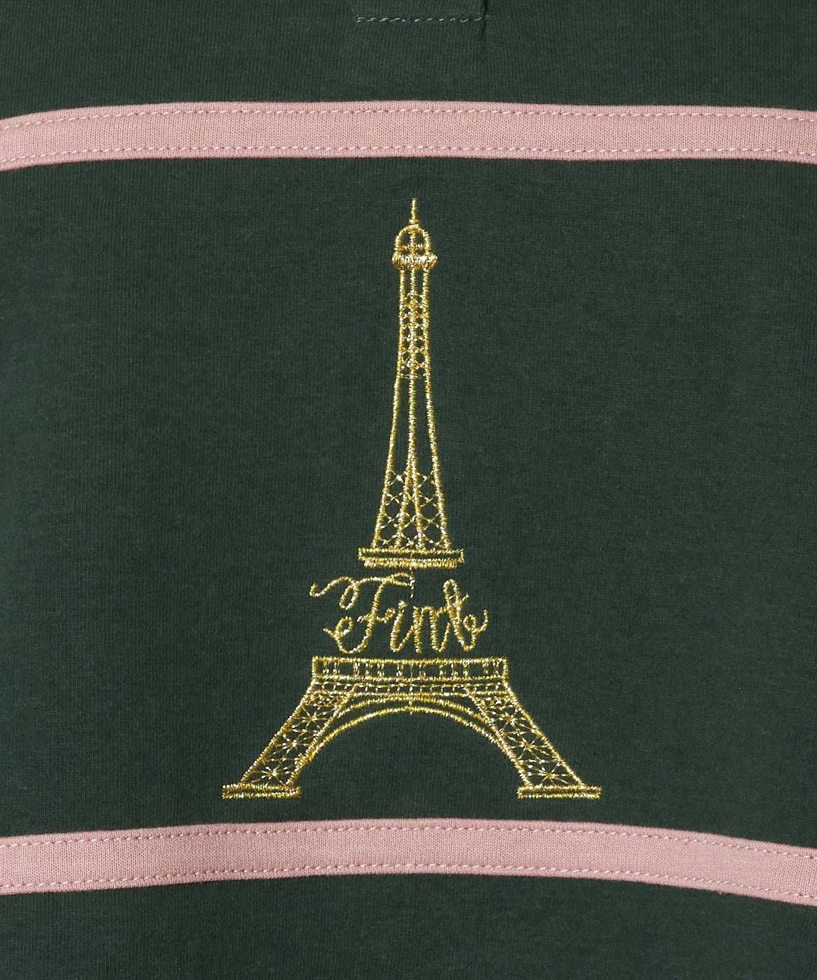 □エッフェル塔ロゴ刺繍ラガーシャツ/F i.n.t [47AI02j005] | F i.n.t