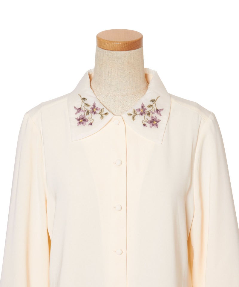 フロントアップ （ivory×purple）