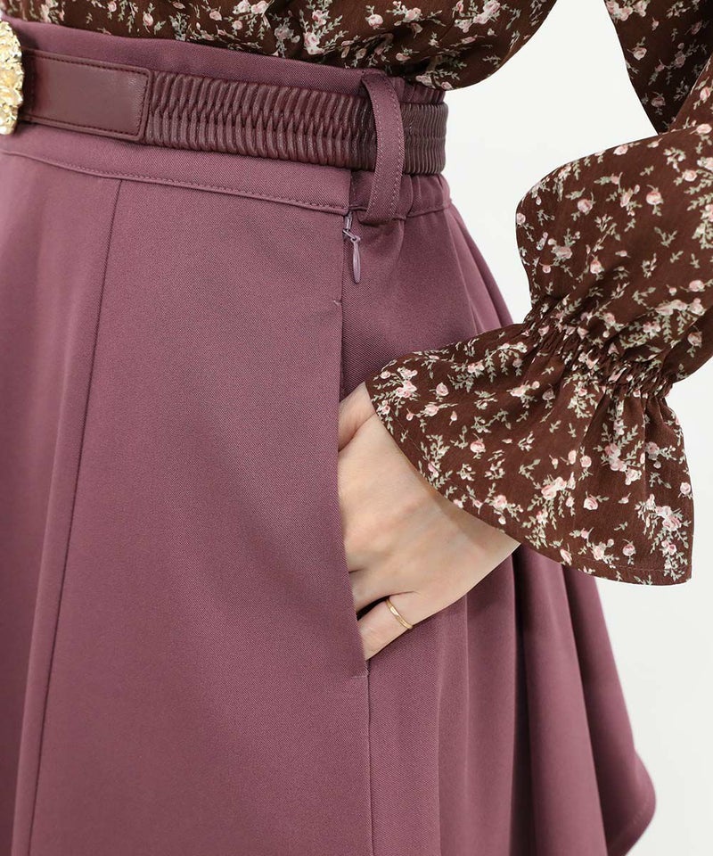 mauve / 158cm / ベルトアレンジ