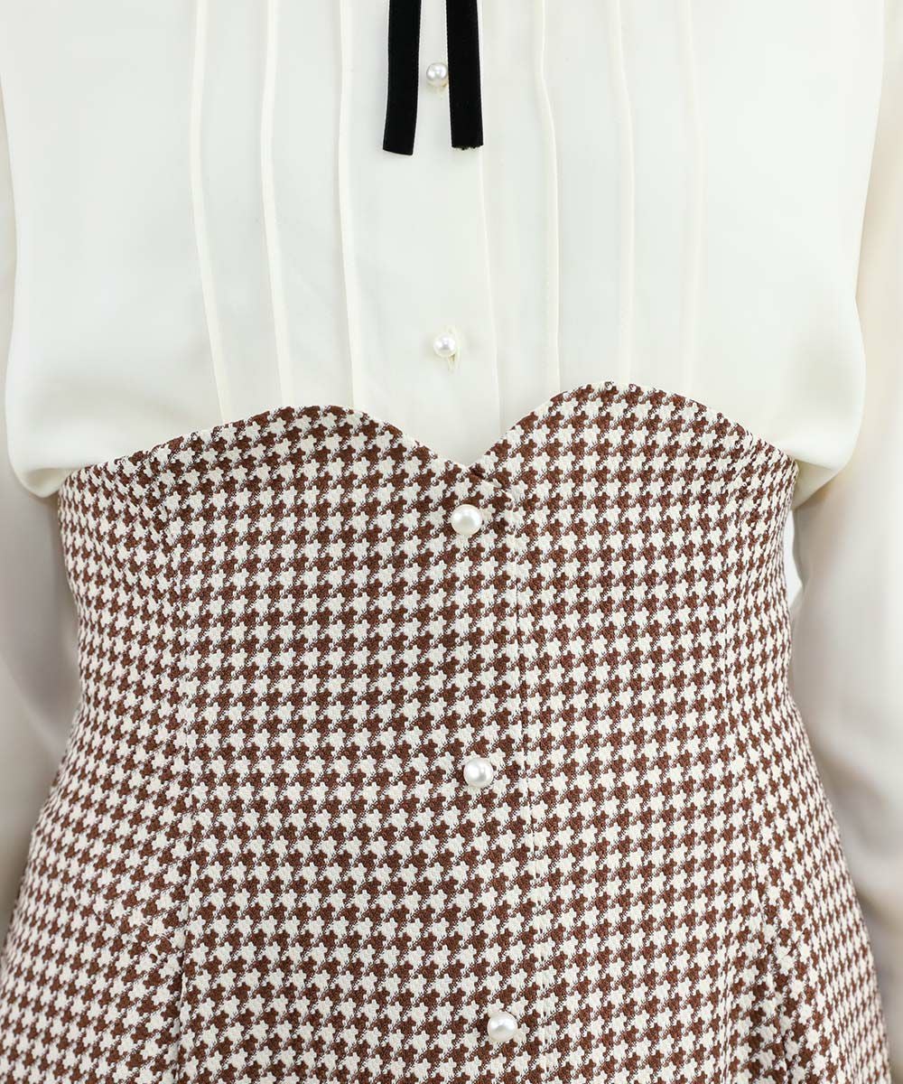 beige×brown / 160cm