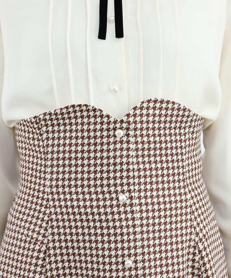 beige×brown / 160cm