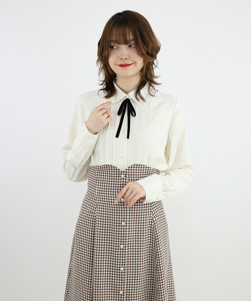 beige×brown / 160cm / サスペンダーを取り外した状態