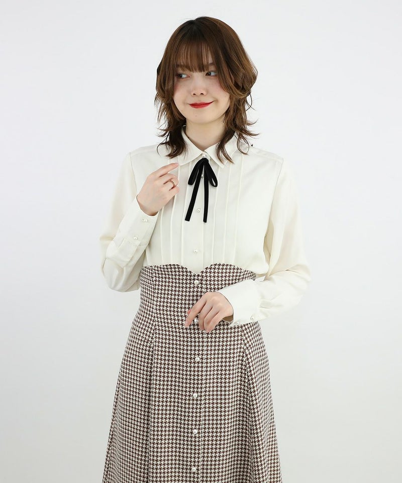 beige×brown / 160cm / サスペンダーを取り外した状態