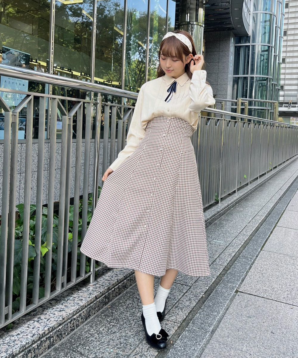 beige×brown / 154cm / サスペンダーを取り外した状態
