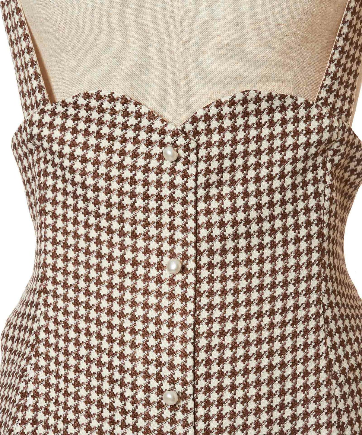 フロントアップ (beige×brown)