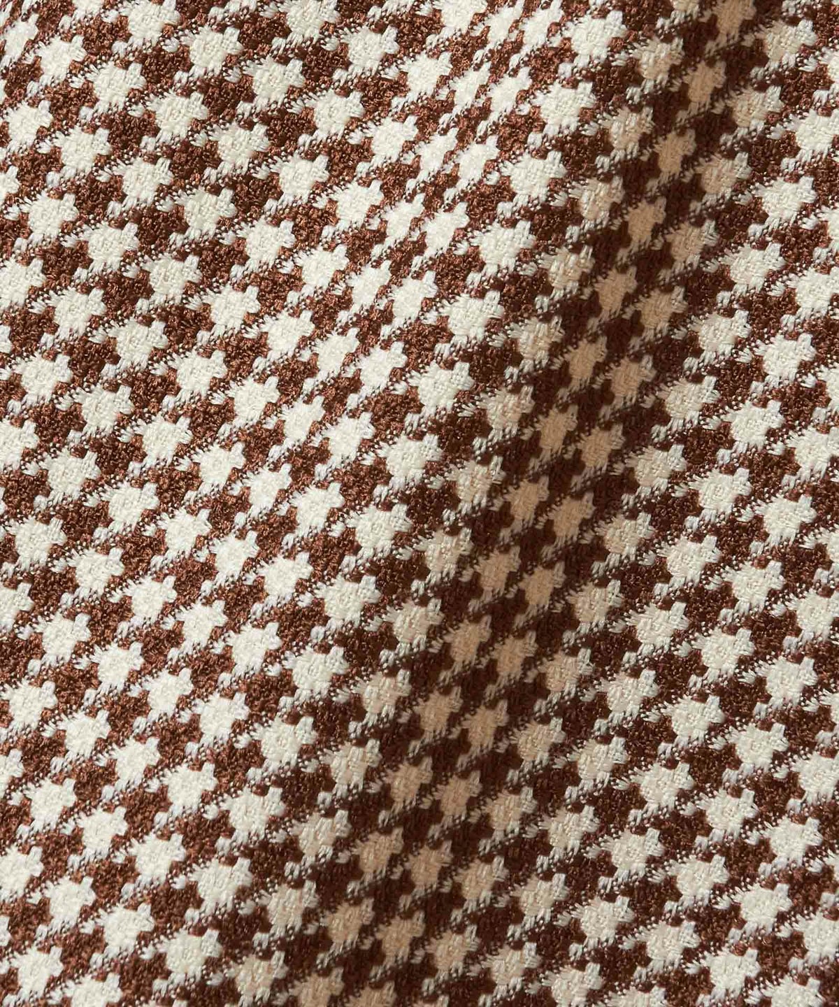 生地アップ (beige×brown)
