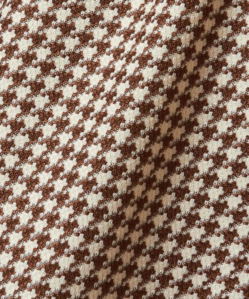 生地アップ (beige×brown)