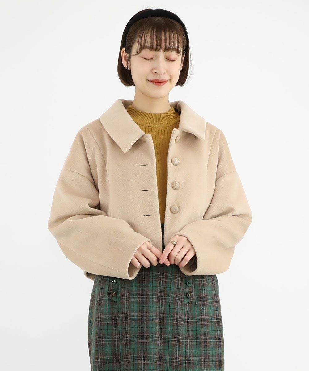 角衿ショートコート/F&A [47CD03j003] | F i.n.t公式通販サイト