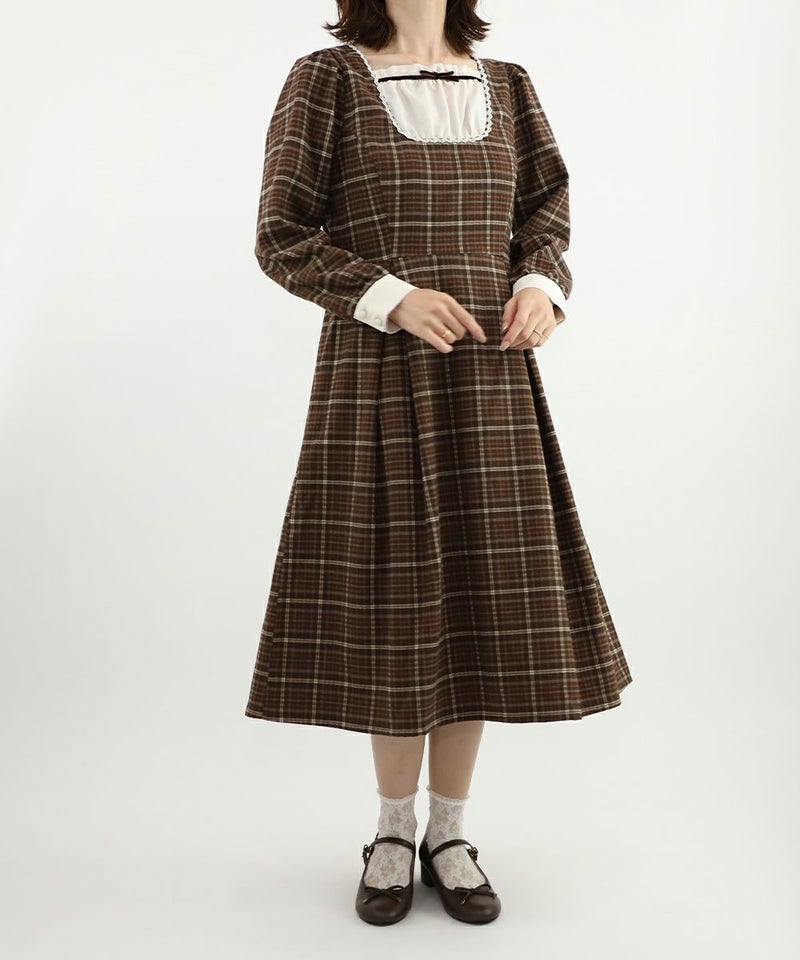 brown×beige / 158cm