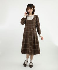 brown×beige / 158cm