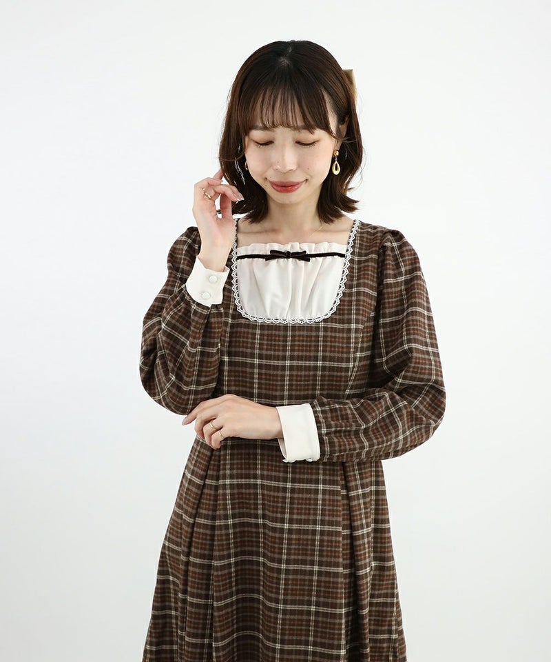 brown×beige / 158cm