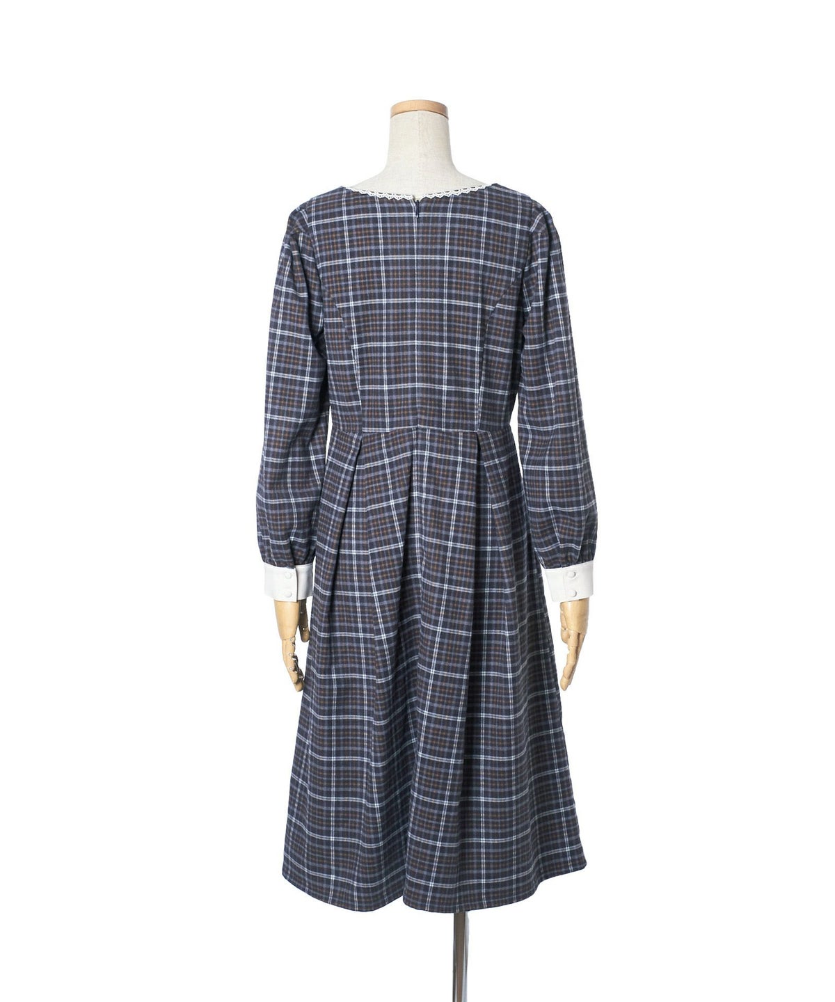 バック (navy×gray)
