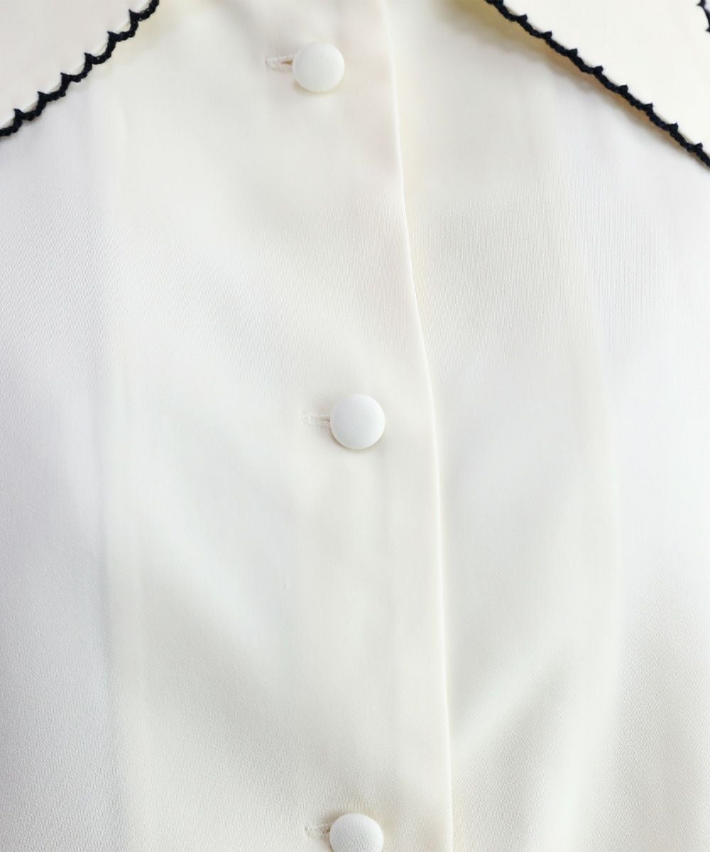 off white×navy / 160cm