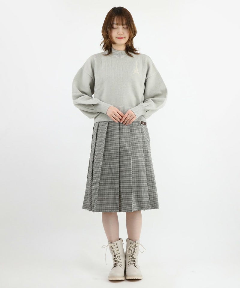 off white×brown / 160cm