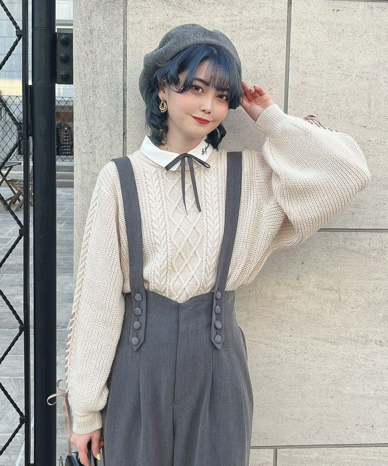 off white / 160cm / ブラウスとのレイヤード