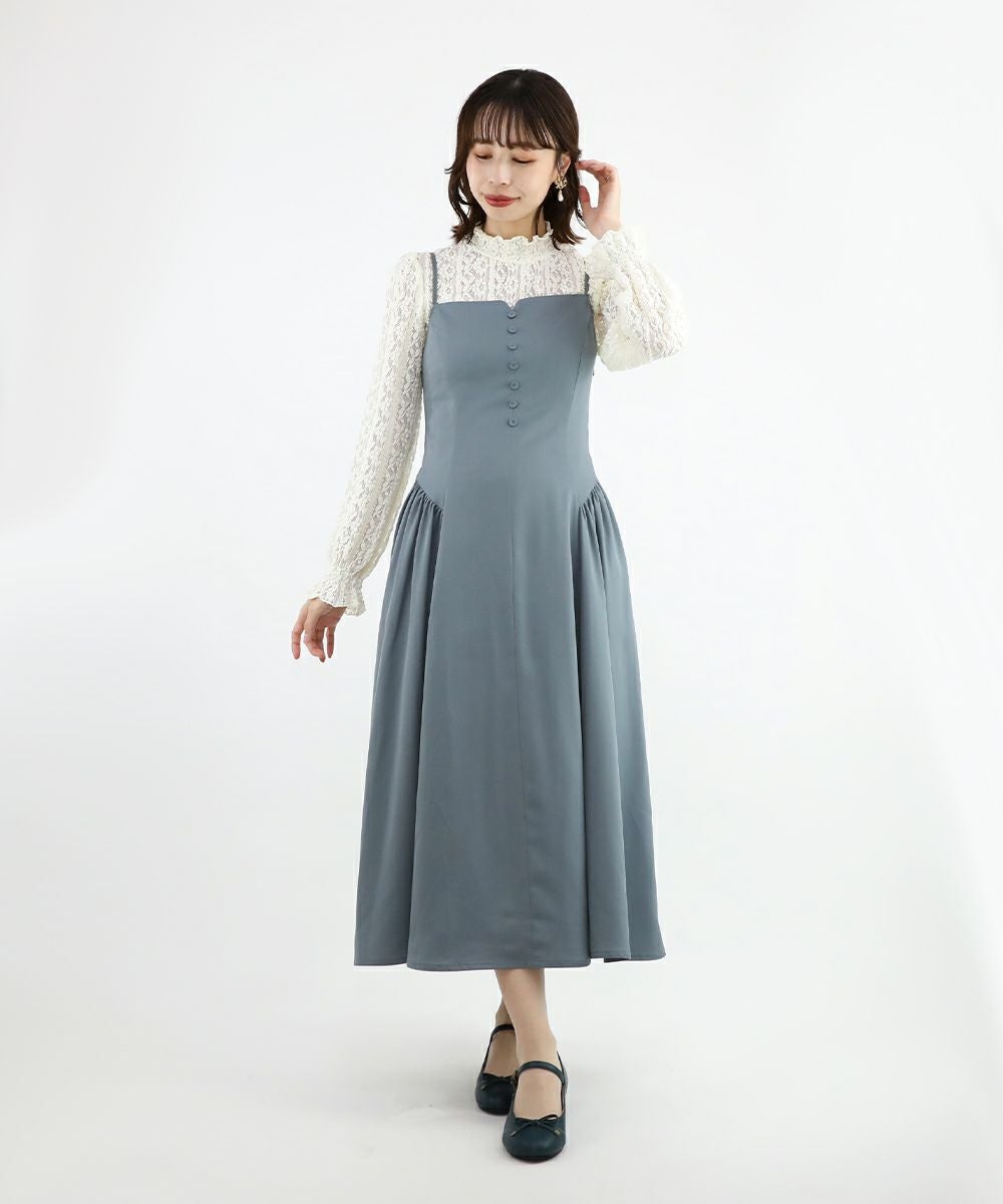 □サイドギャザーキャミワンピース/an another angelus [47BE03f011