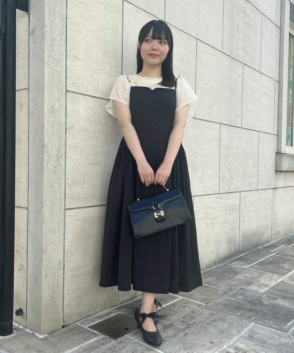 □サイドギャザーキャミワンピース/an another angelus [47BE03f011