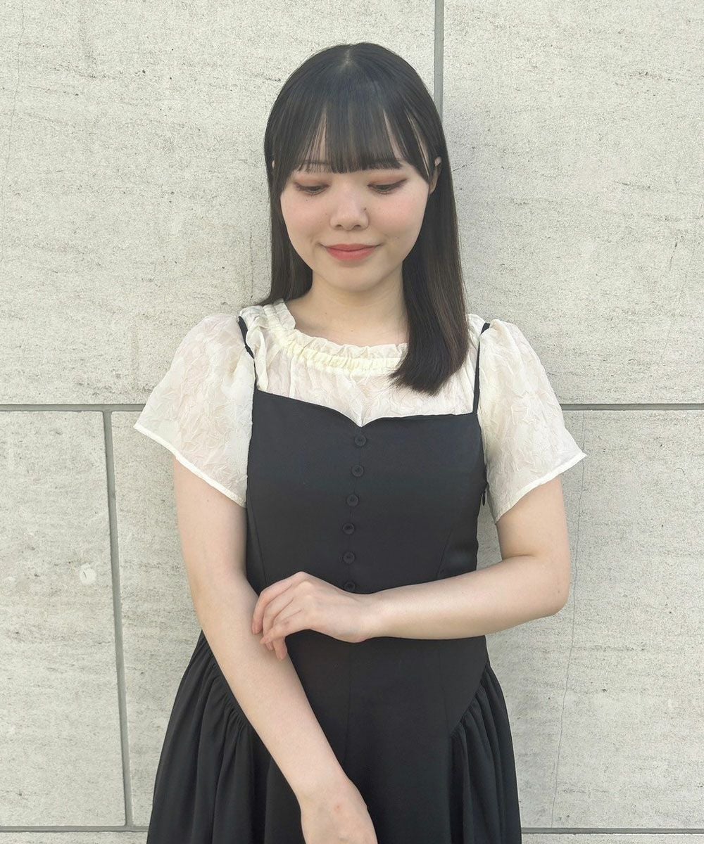 □サイドギャザーキャミワンピース/an another angelus [47BE03f011