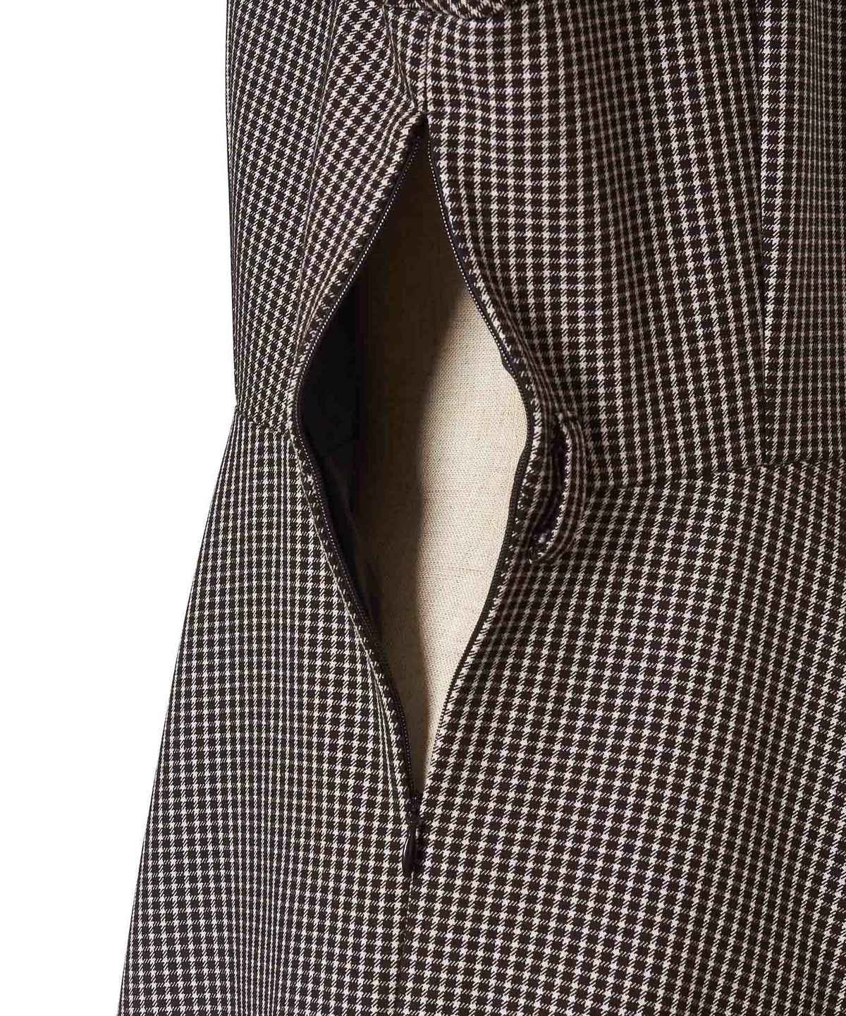 サイドファスナー (black×white)