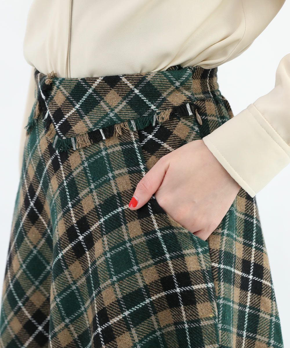 green×beige / 165cm