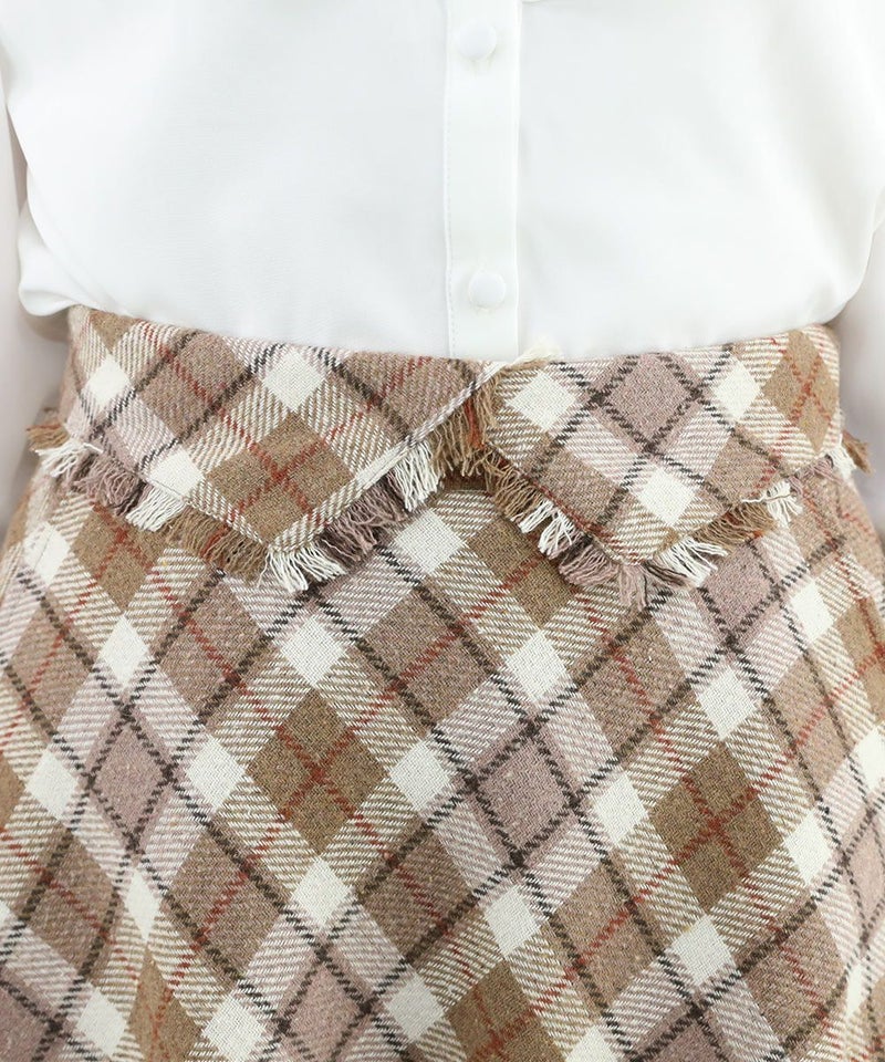 beige×brown / 160cm