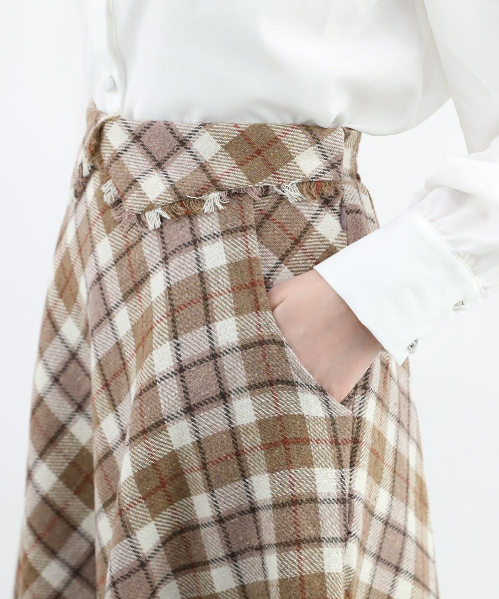 beige×brown / 160cm