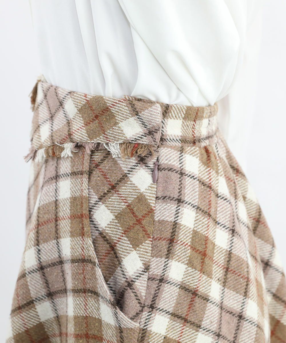 beige×brown / 160cm