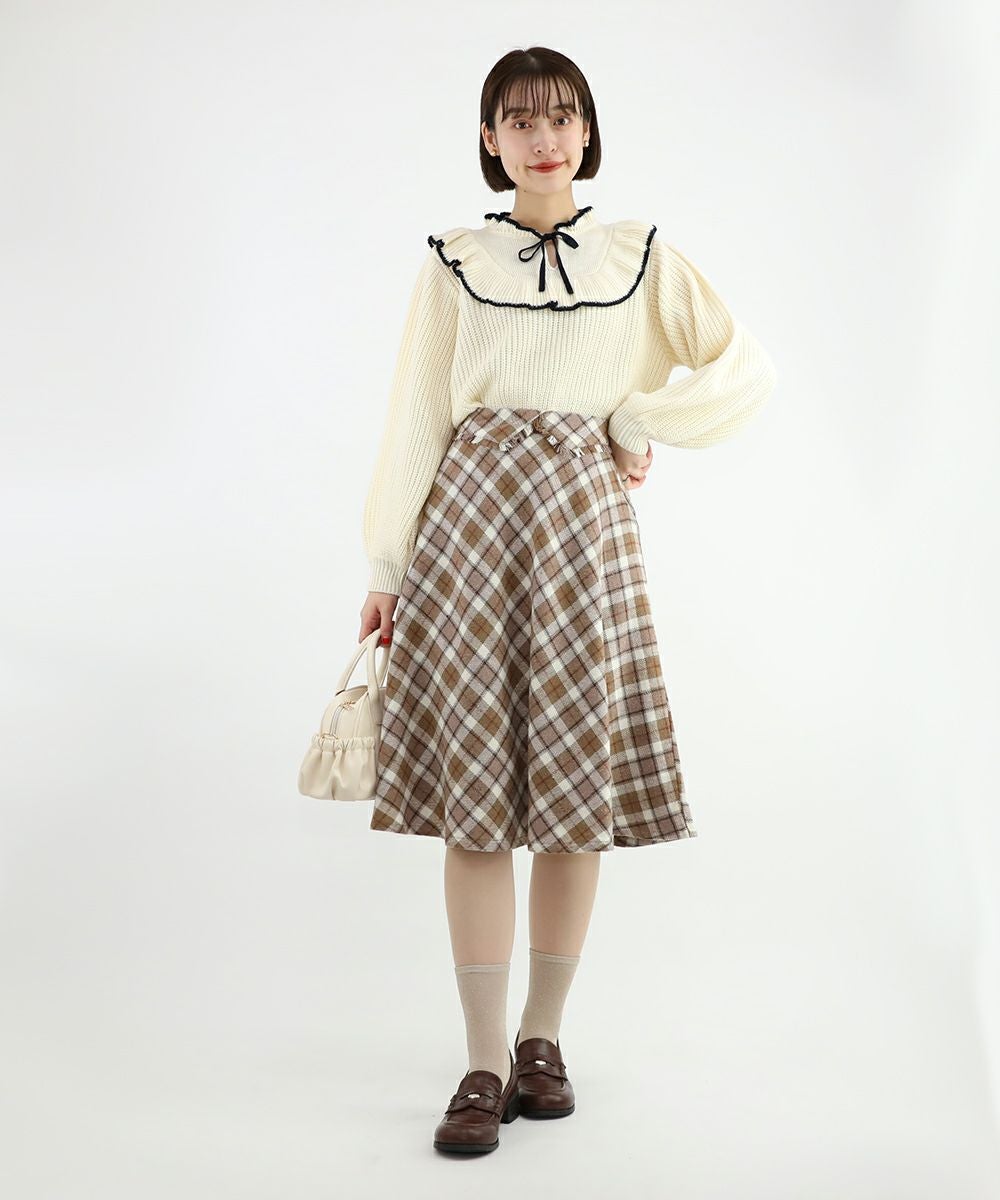 beige×brown / 165cm