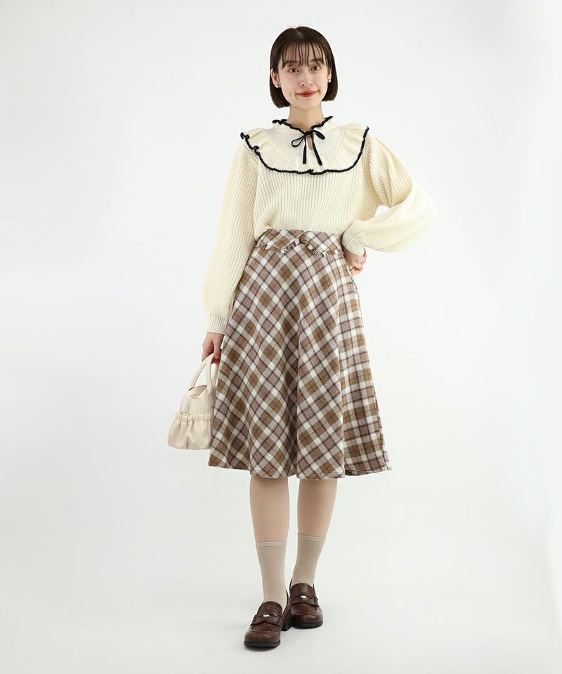 beige×brown / 165cm