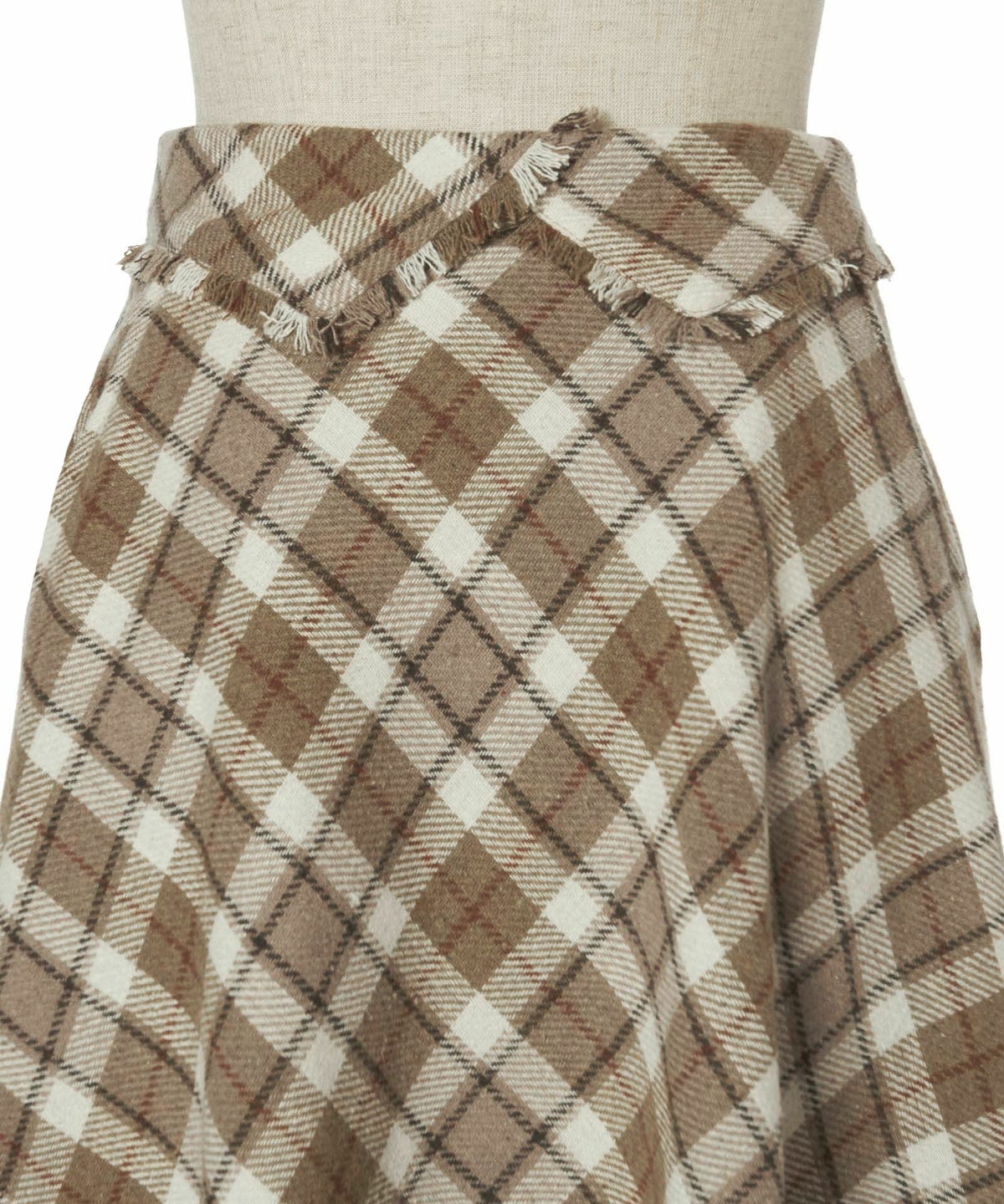 フロントアップ (beige×brown)