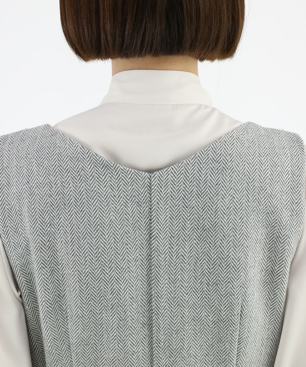 light gray×white / 165cm
