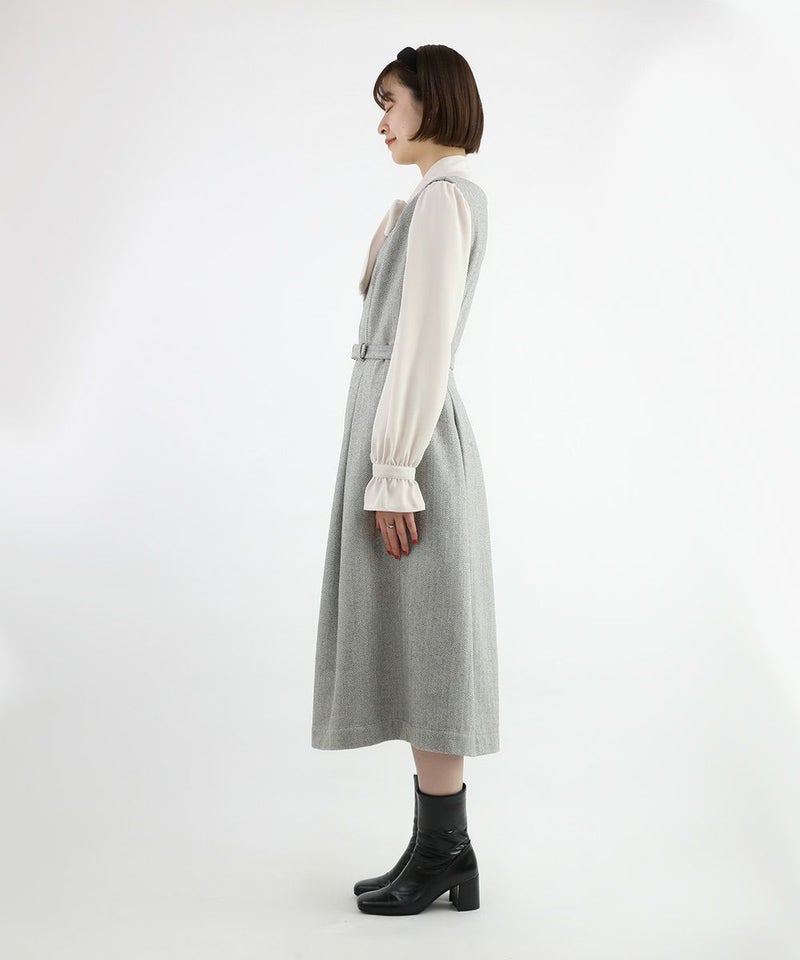 light gray×white / 165cm