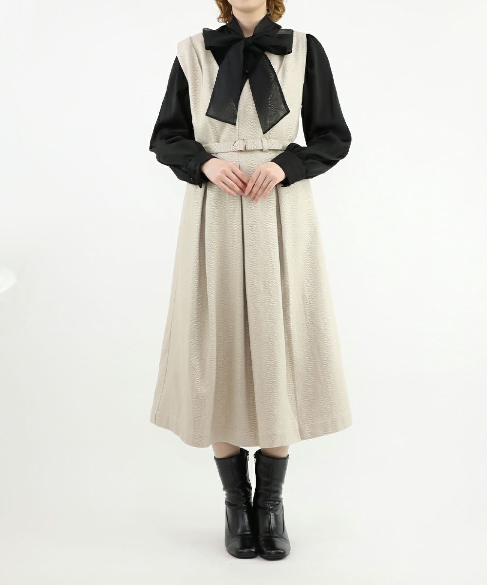 beige×white / 160cm