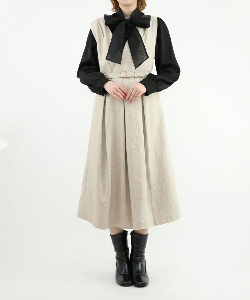 beige×white / 160cm