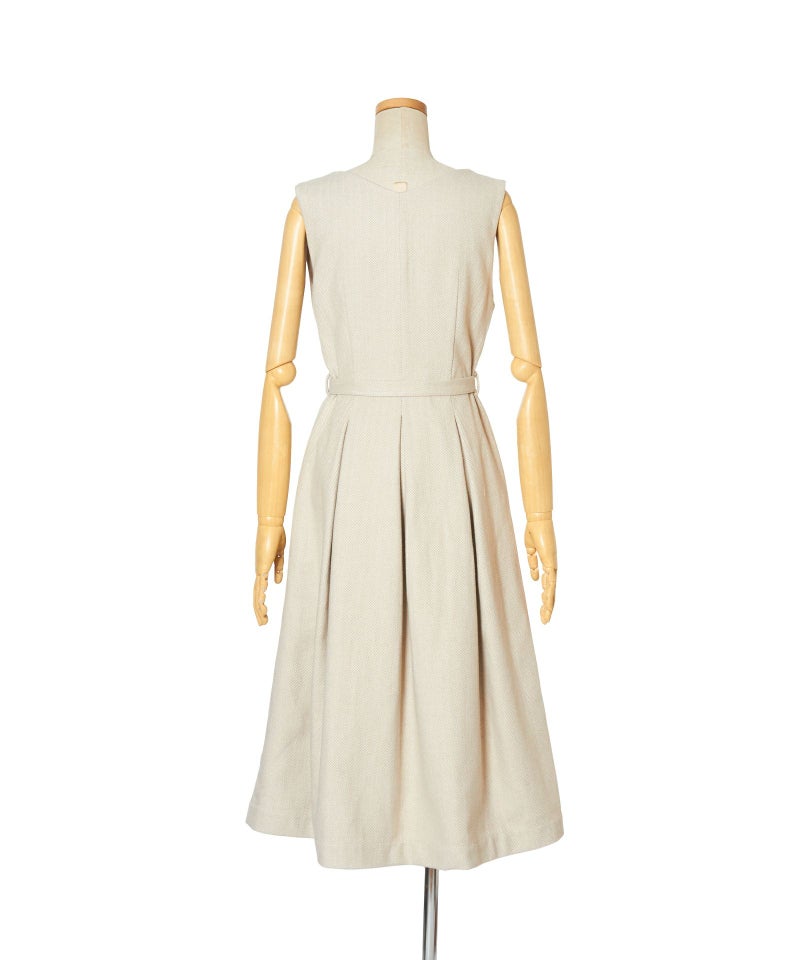 バック (beige×white)